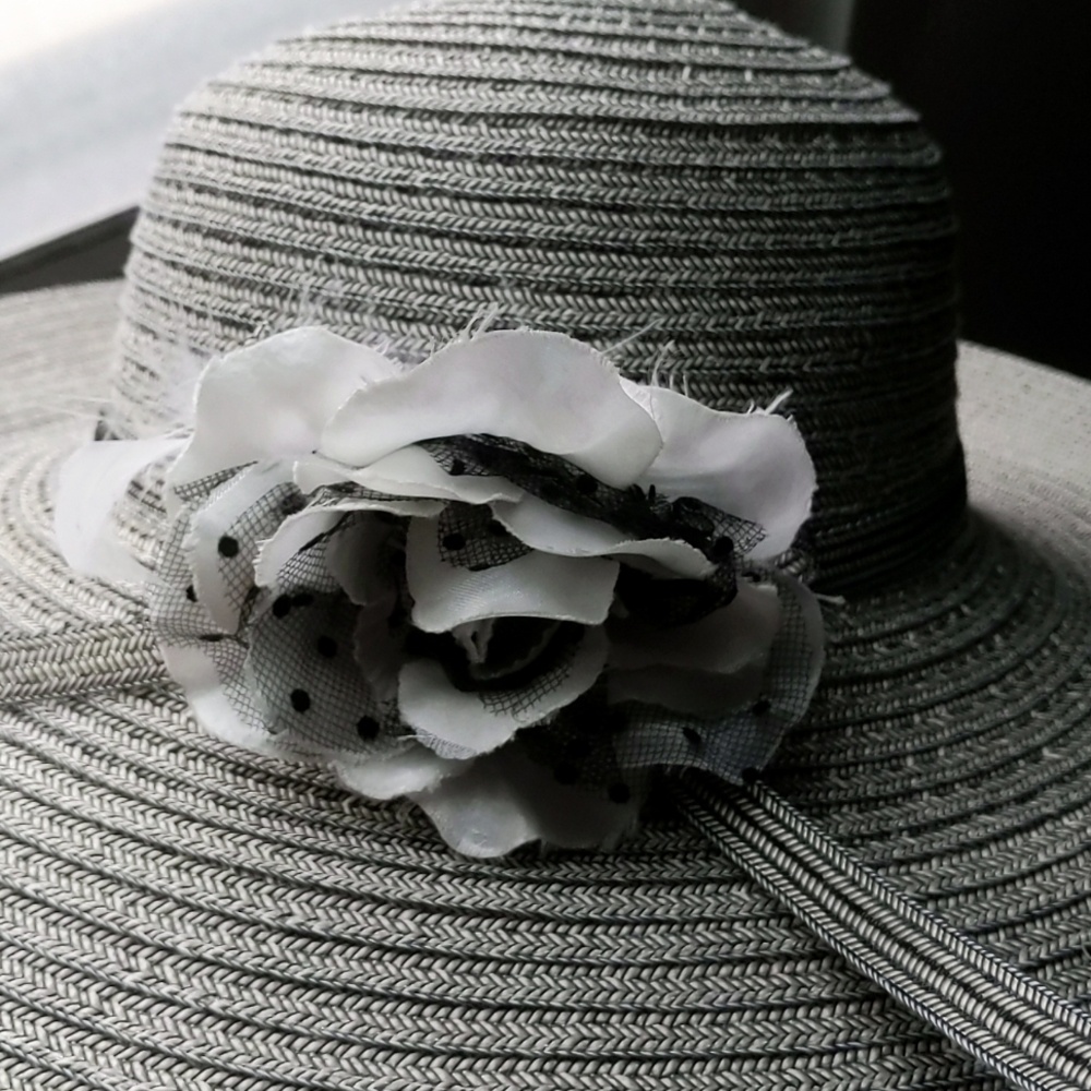 🌸💜👒Floral Hat